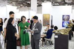 <a href='/art-galleries/gajah-gallery/' target='_blank'>Gajah Gallery</a>, ART SG 2024, Marina Bay Sands Expo and Convention Centre, Singapore (19–21 January 2024). Courtesy ART SG. Photo: Sam Chin.